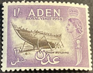 ADEN # 62-MINT NEVER/HINGED--SINGLE--1954