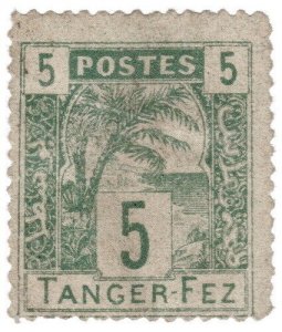 (I.B) French Morocco Local Post : Tanger-Fez 5c