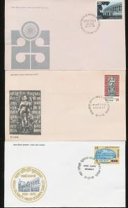 INDIA 1970s FDC Covers Mixture (Appx 27 Items) Ac1029