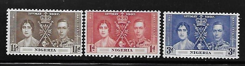 Nigeria 1937 Coronation issue Omnibus MNH A335