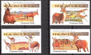 Namibia 2014 Animals Medium Sized Antelopes Set of 4 MNH **