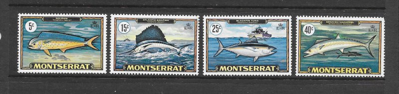 FISH - MONTSERRAT #220-3  MNH