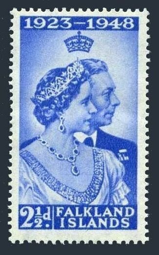 Falkland 99, MNH. Michel 96. Silver wedding: King George VI, Queen Elizabeth.