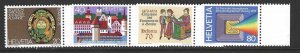 Switzerland 652-655  MNH  SC $3.05