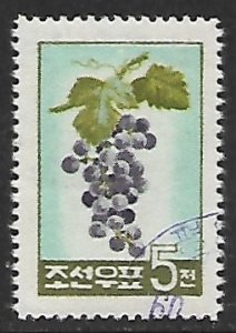 North Korea # 218 - Grapes - unused/CTO.....{KGr26}