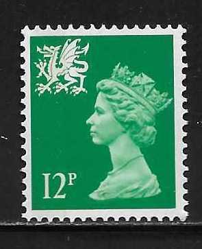 Great Britain Wales WMMH18 12p Machin MNH