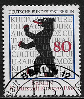 Germany: Berlin #9N568 Used Stamp - European Culture