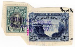 (I.B) Southern Rhodesia Revenue : Duty Stamp 1/3d