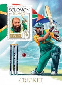 Solomon Islands - 2013 Cricket on Stamps - Souvenir Sheet - 19M-310