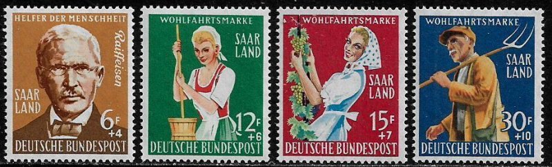 Saar #B123-6 MNH Set - Farm Chores