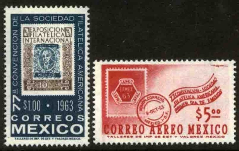 MEXICO 937, C274, Convention of the American Philatelic Soc MINT, NH. VF.