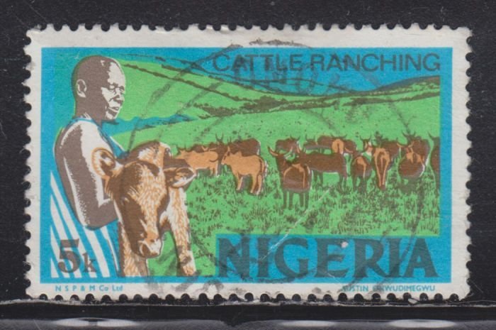 Nigeria 294B Cattle Ranching 1973