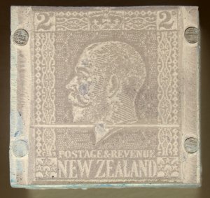 New Zealand #146 King George V Catalog Metal Die Stamp Postage Cliché