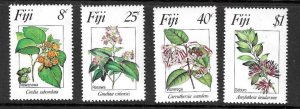 FIJI SG665/8 1983 FLOWERS 1st SERIES  MNH