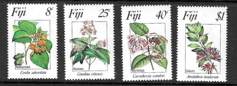 FIJI SG665/8 1983 FLOWERS 1st SERIES  MNH