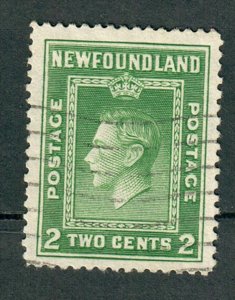 Newfoundland #254 used single - perf 12.5