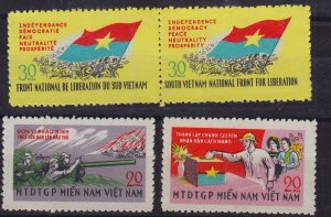 VIETNAM [Vietcong] MiNr 0019-22 ( oG/no gum )
