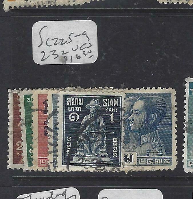 THAILAND (P0606B)  KING SC 225-9, 232   VFU         