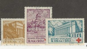 Finland Sc #B9-B11  set of 3  used VF