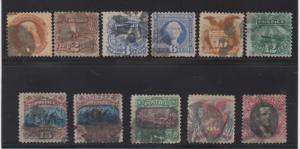 **US, SC# 112-122, Complete Used Set, Some Small Faults