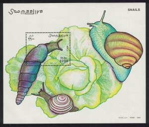 Somalia Snails MS 2003 MNH