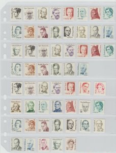 30 Anchor 8C (8-rows) Crystal-Clear Stock Pages, Single Sided-FREE Shipping..