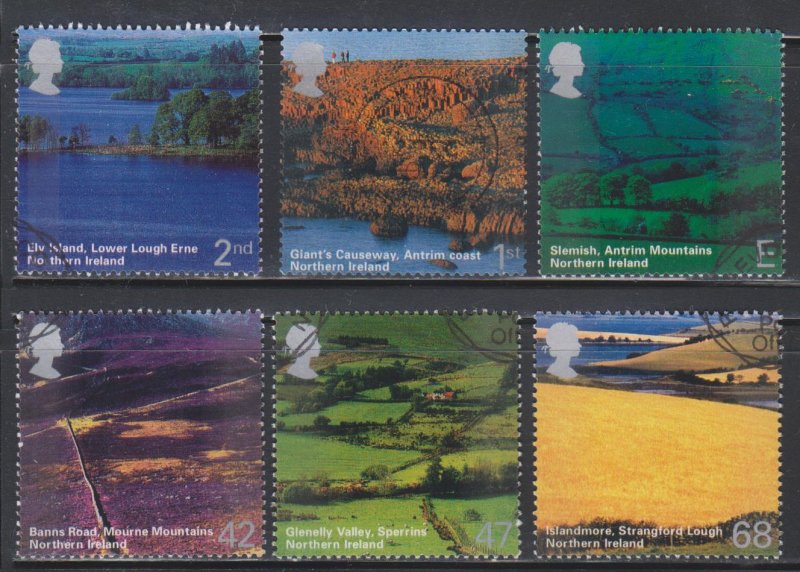 Great Britain,  Northern Ireland (SC# 2193-2198) Used Set