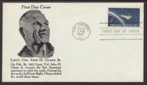 US 1193 Project Mercury 1962 1st Orbit FDC