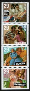 1993 Broadway Musicals Booklet Pane Of 4 29c Stamps - Sc# 2767-2770 - MNH, OG