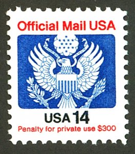 U.S. #O129A MINT OG NH