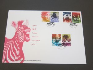 United Nations (NY,Vienna,Geneva) 2014 Sc 540-1,577-8,1081-2 FDC