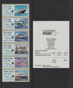 2023 Guernsey - Post & Go - Visiting Cruise Ships - Christmas O/P - BDGG23 GG02