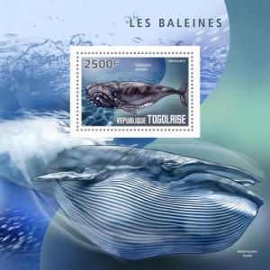 TOGO 2014 SHEET WHALES MARINE LIFE tg14406b