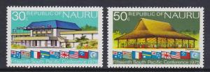 Nauru 1975 South Pacific Commission Scott (128-29) MNH