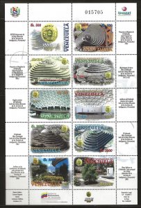 Venezuela Sc 1679 NH issue of 2007 - MINISHEET - SPORT