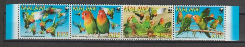 MALAWI 2009 WWF SG 1041/4 MNH