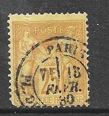 France #99   25cc Liberty & Peace U) CV$5.00