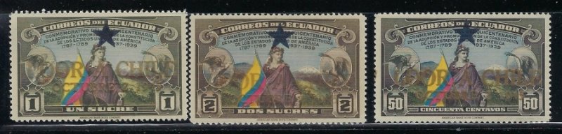 Ecuador C139-41 MNH 1945 set (fe5665)