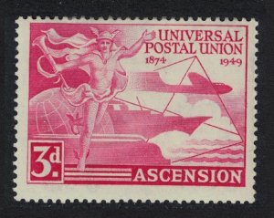 Ascension 75th Anniversary of UPU 3d 1949 MH SG#52