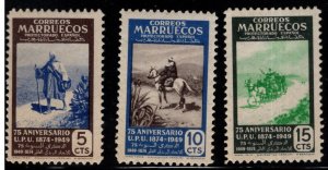 Spanish Morocco Scott  280-282 MH* short set