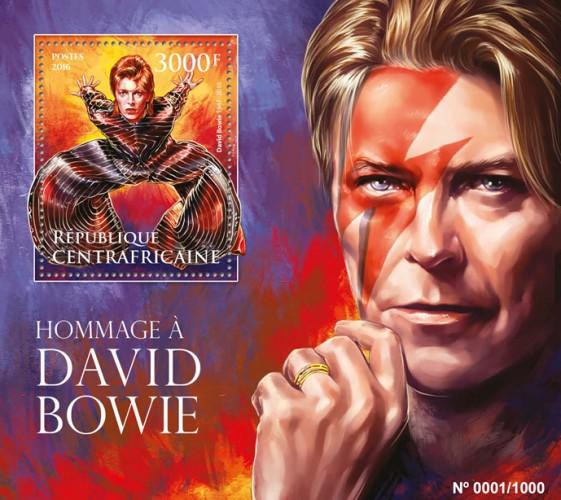 C A R - 2016 - Tribute to David Bowie - Perf S/Sheet - M N H