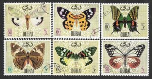 SMI) 1968 DUBAI, BUTTERFLIES, FAUNA, SOME USED OTHERS CTO