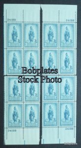 BOBPLATES #989 4 Freedoms Matched Set Plate Blocks VF NH <>See De...