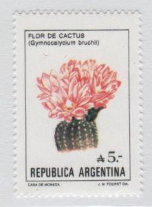 Argentina 1985 - Scott 1526 MNH - 5a, Flowers 