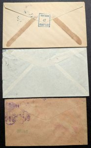 EDW1949SELL : MEXICO Collect of 6 covers & 4 Post cards, some interesting usages