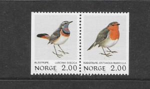 BIRDS - NORWAY #800-1  MNH