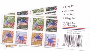 2013 4 season flag forever stamps,5 books of 100 pcs stamps