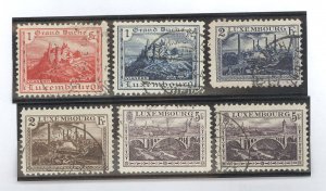 Luxembourg #126-129/130a/130b Used Single (Complete Set)