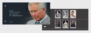 H01 Guernsey 2018 HRH The Prince of Wales 70th Birthday  PP Set MNH Postfrisch