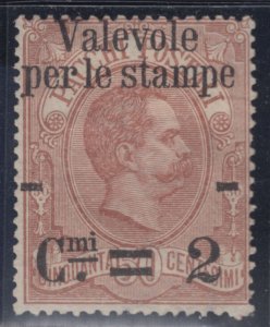 ITALY Sassone n.52 SUPER CENTERED cv 400$ - MH*